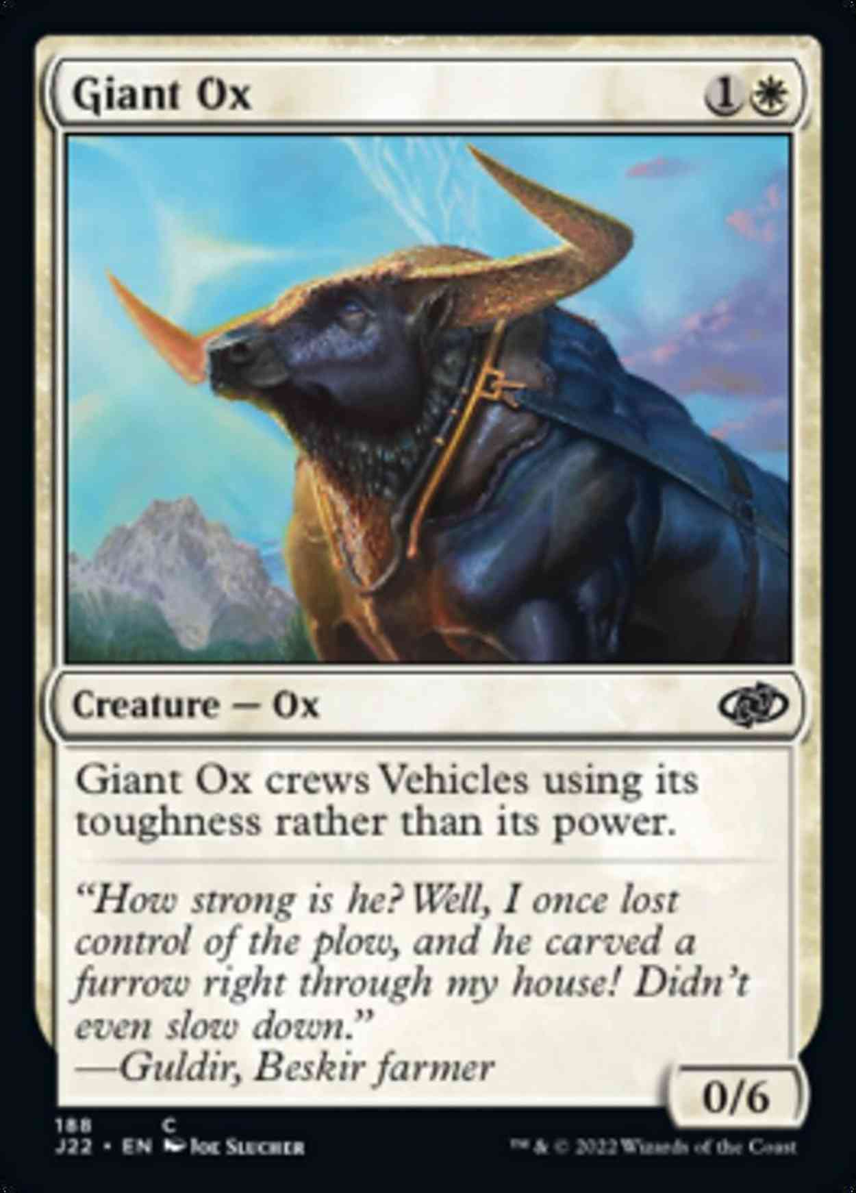 Giant Ox magic card front