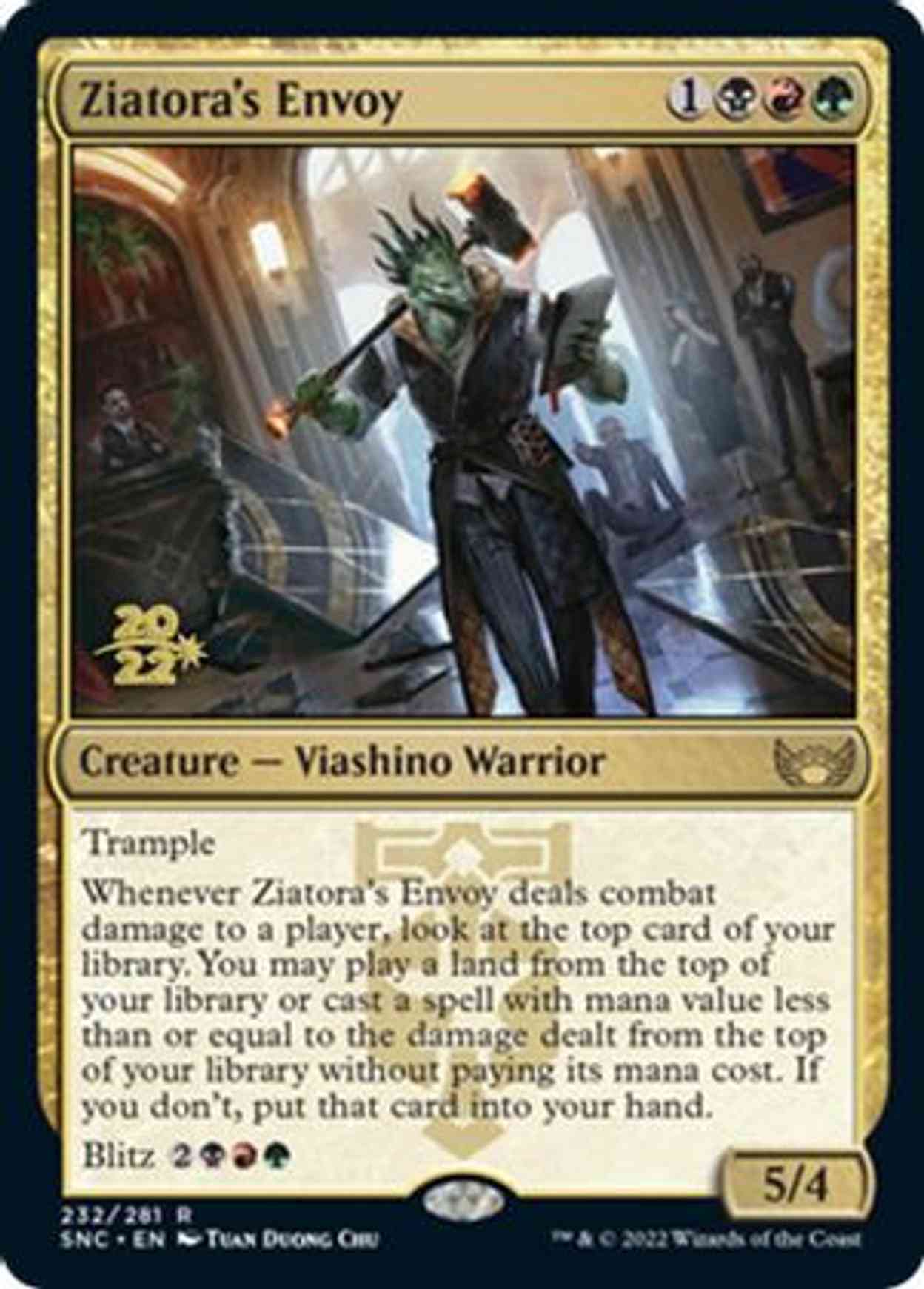 Ziatora's Envoy magic card front