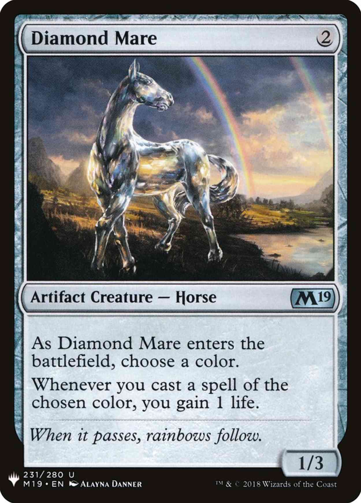 Diamond Mare magic card front