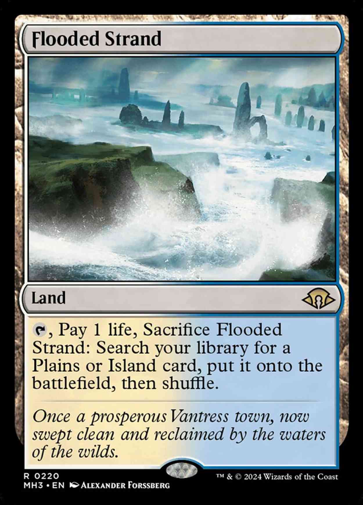 Flooded Strand magic card front