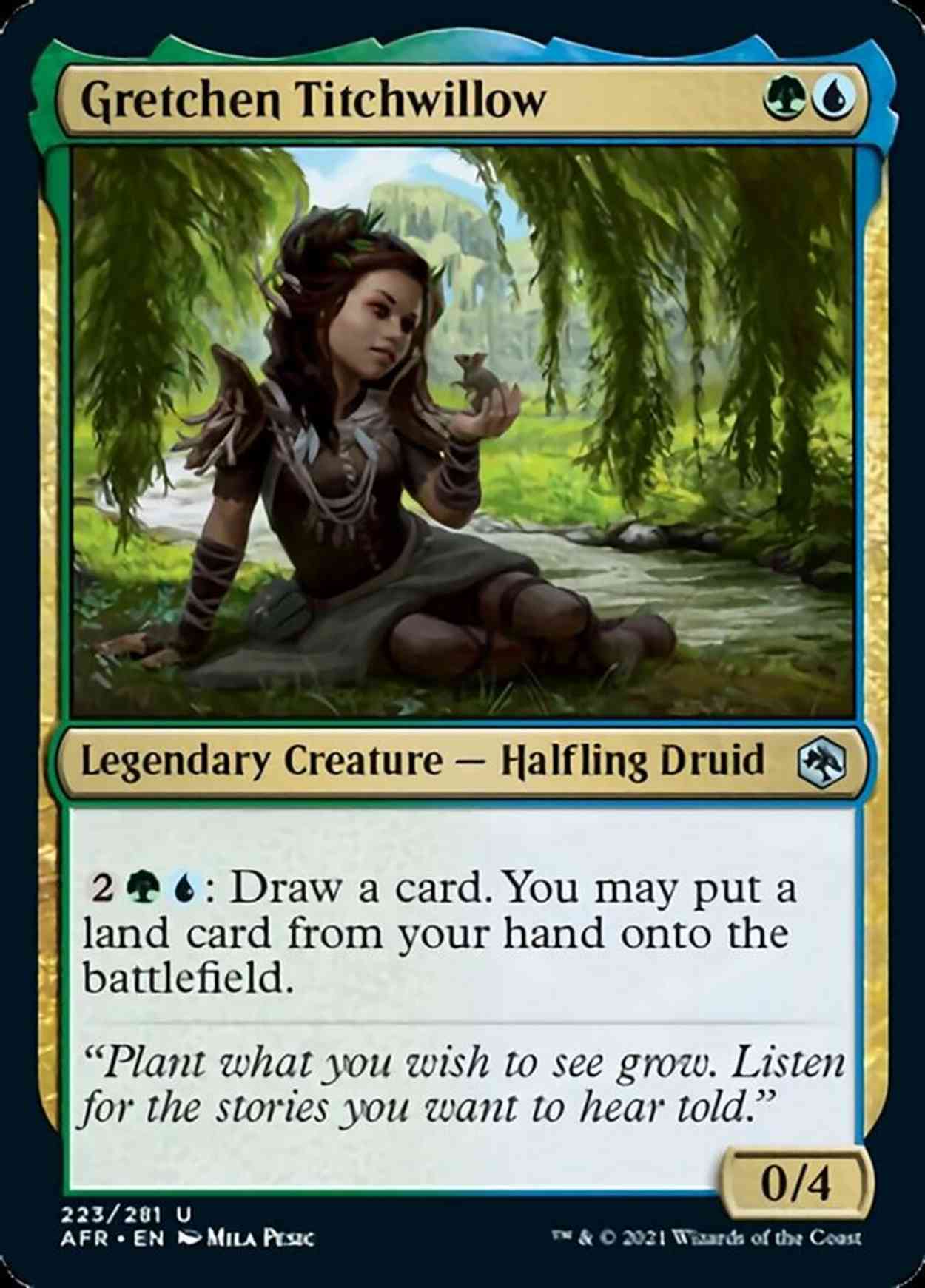 Gretchen Titchwillow magic card front