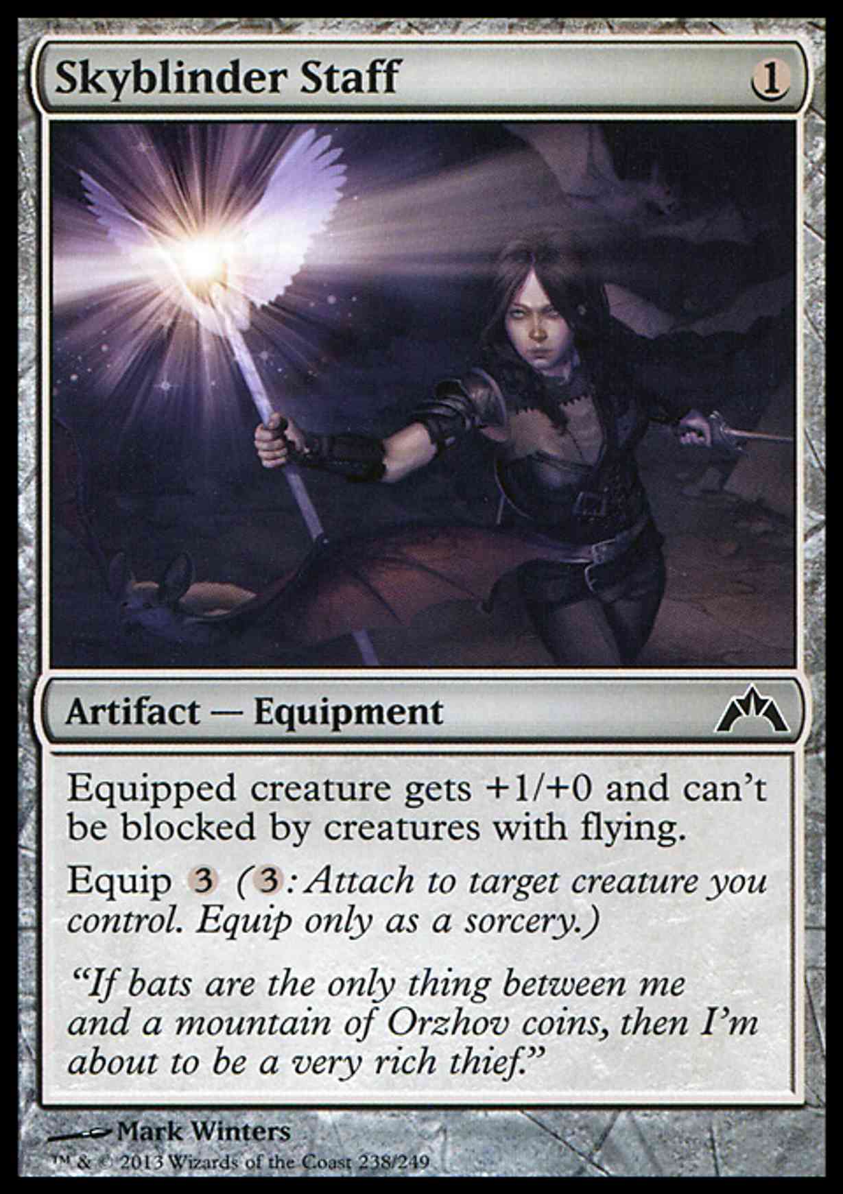 Skyblinder Staff magic card front