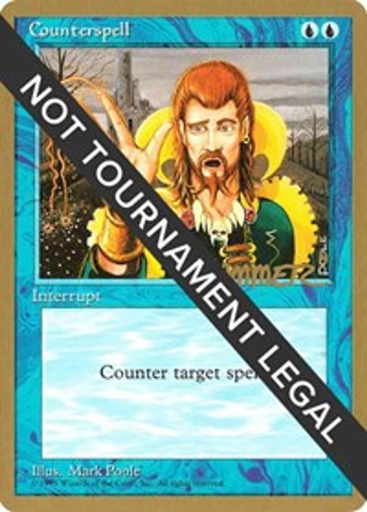 Counterspell - 1996 Shawn "Hammer" Regnier (4ED) magic card front