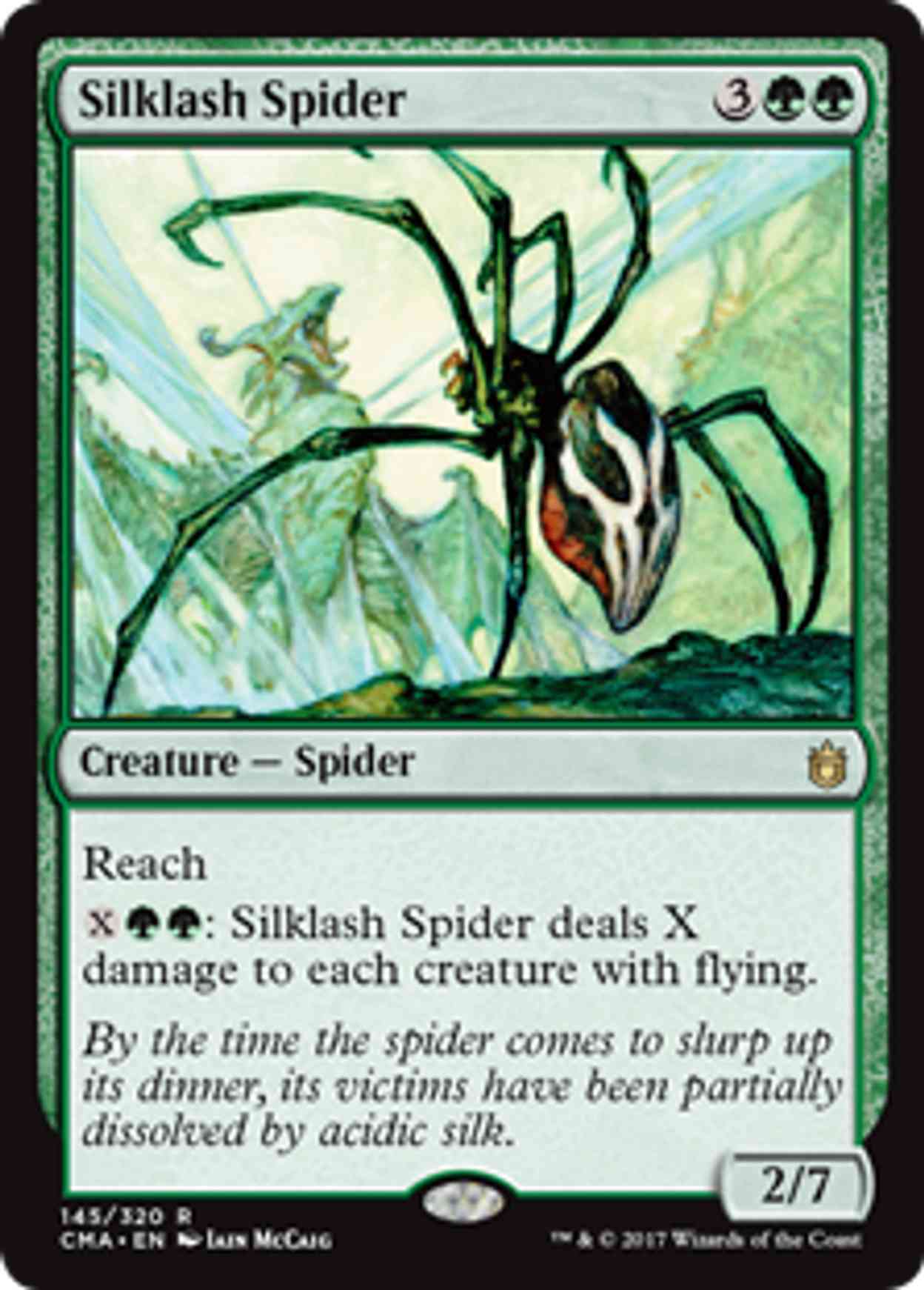 Silklash Spider magic card front