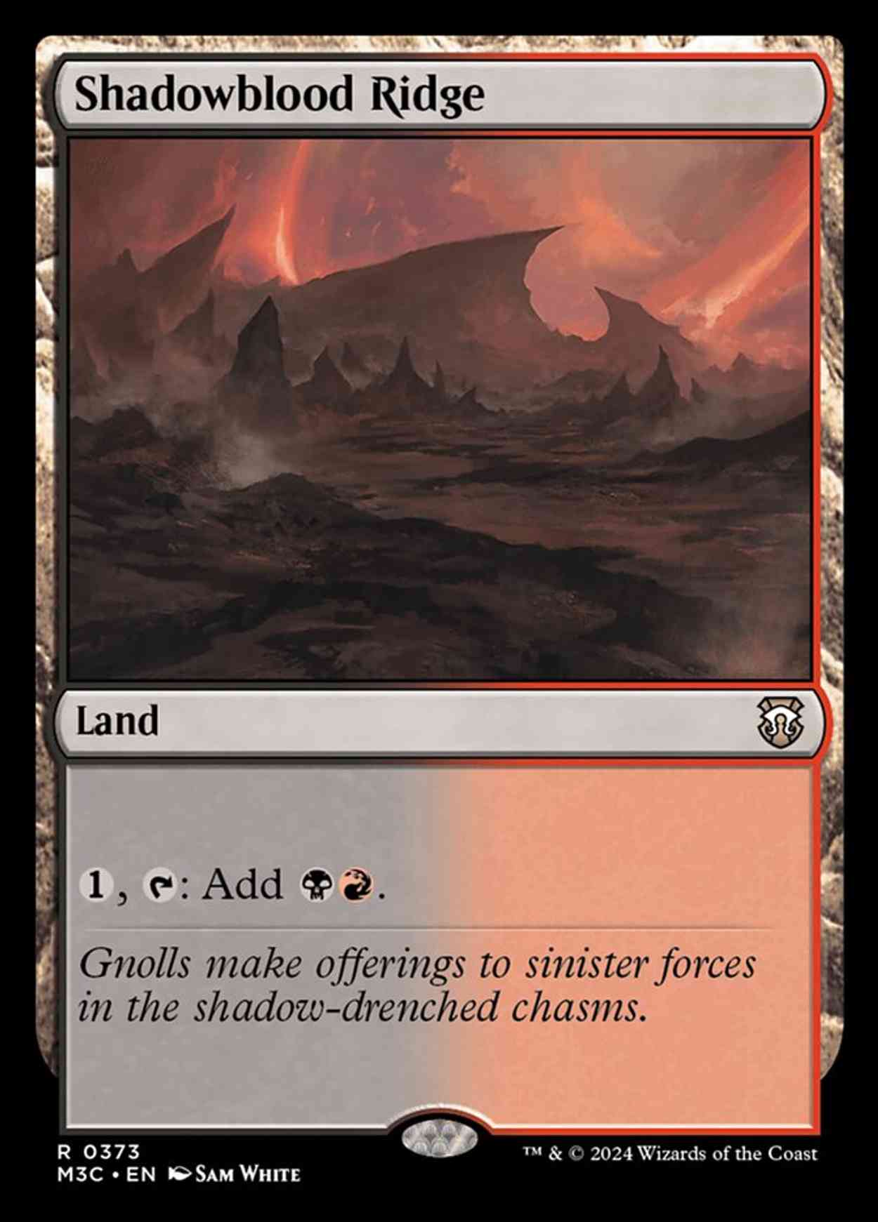 Shadowblood Ridge magic card front