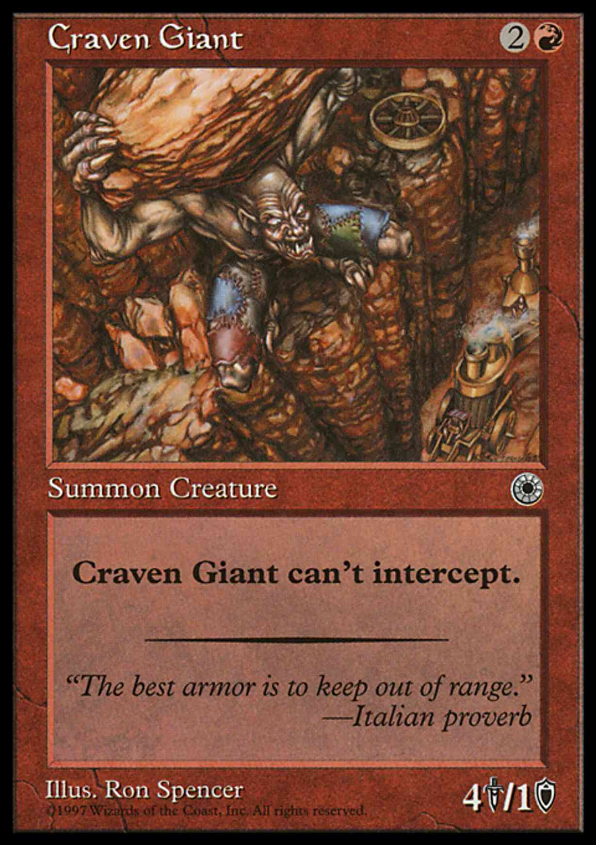 Craven Giant Price from mtg Portal