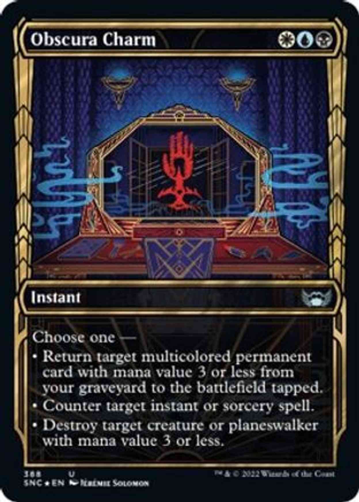 Obscura Charm (Gilded Foil) magic card front