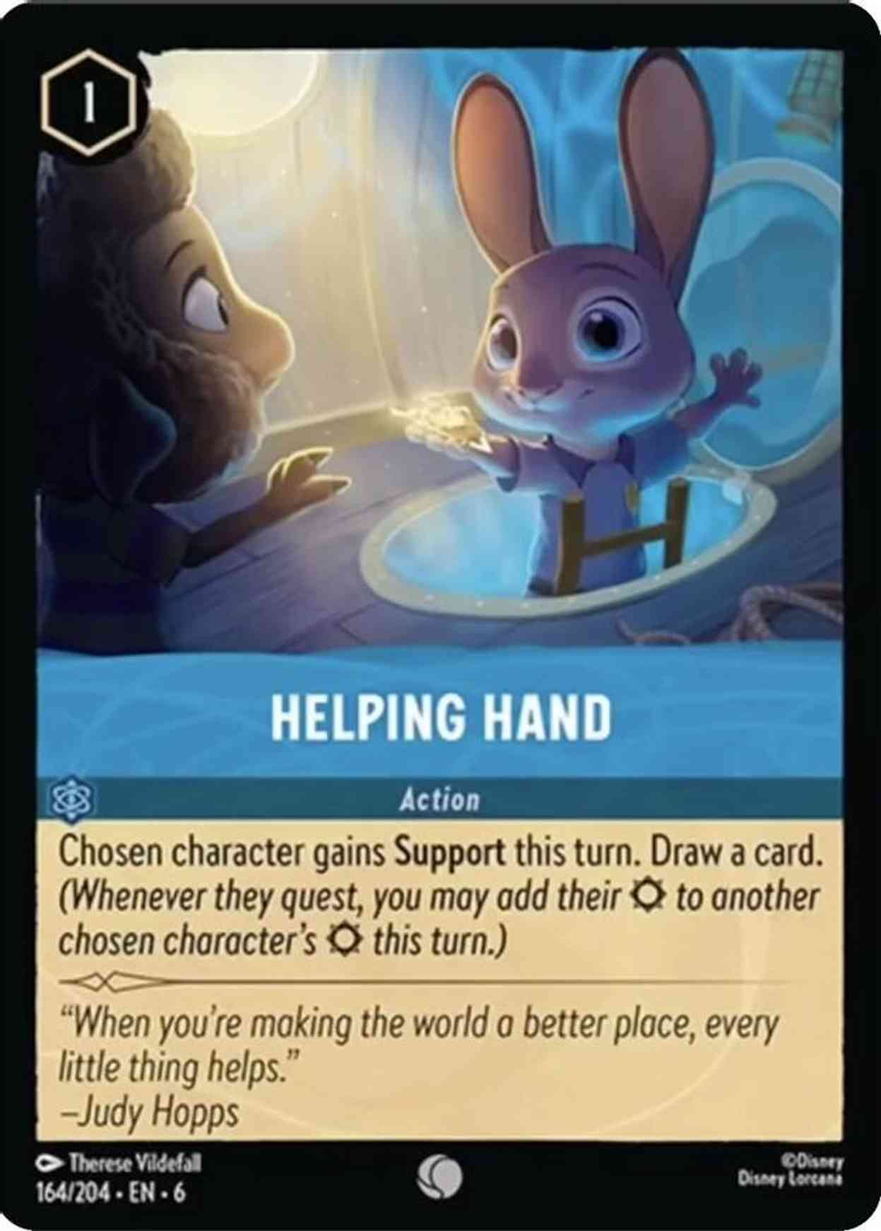 Helping Hand magic card front