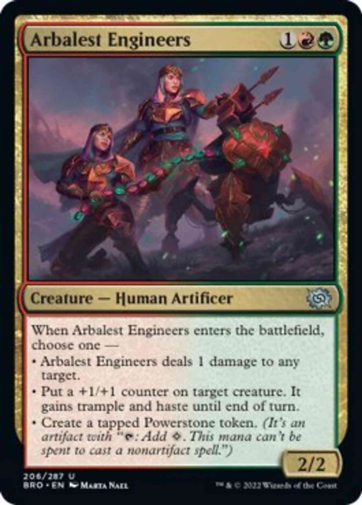 Arbalest Engineers magic card front