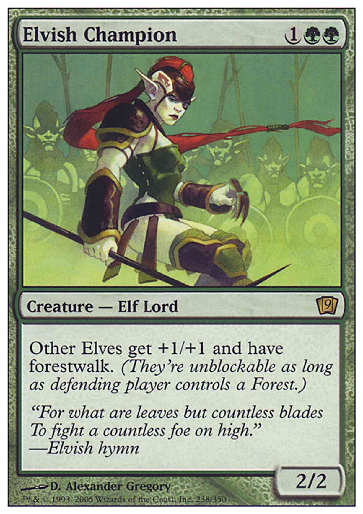 Elvish Champion magic card front
