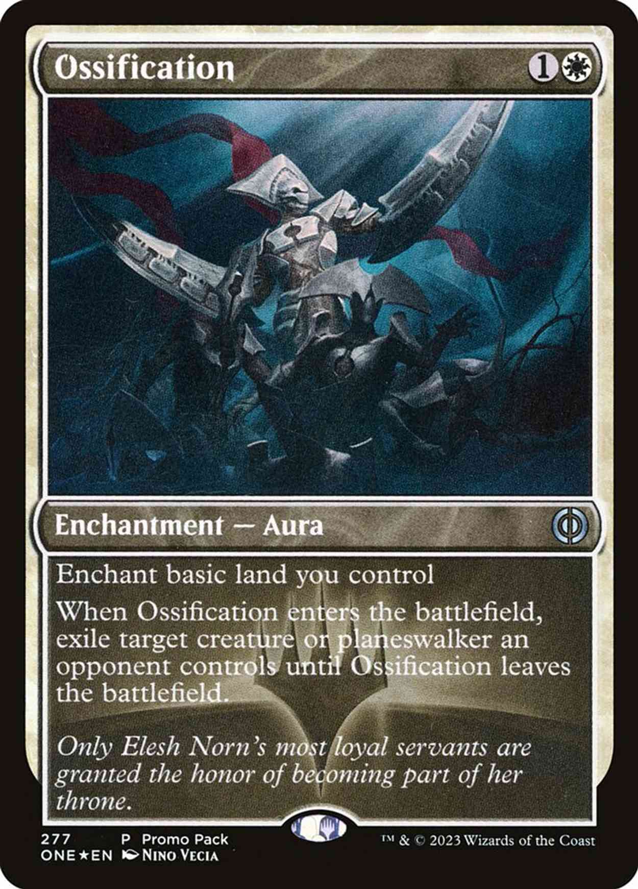 Ossification magic card front
