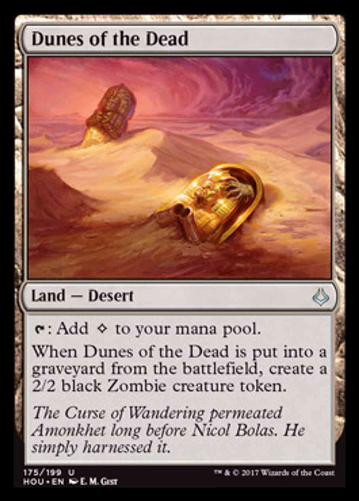 Dunes of the Dead magic card front
