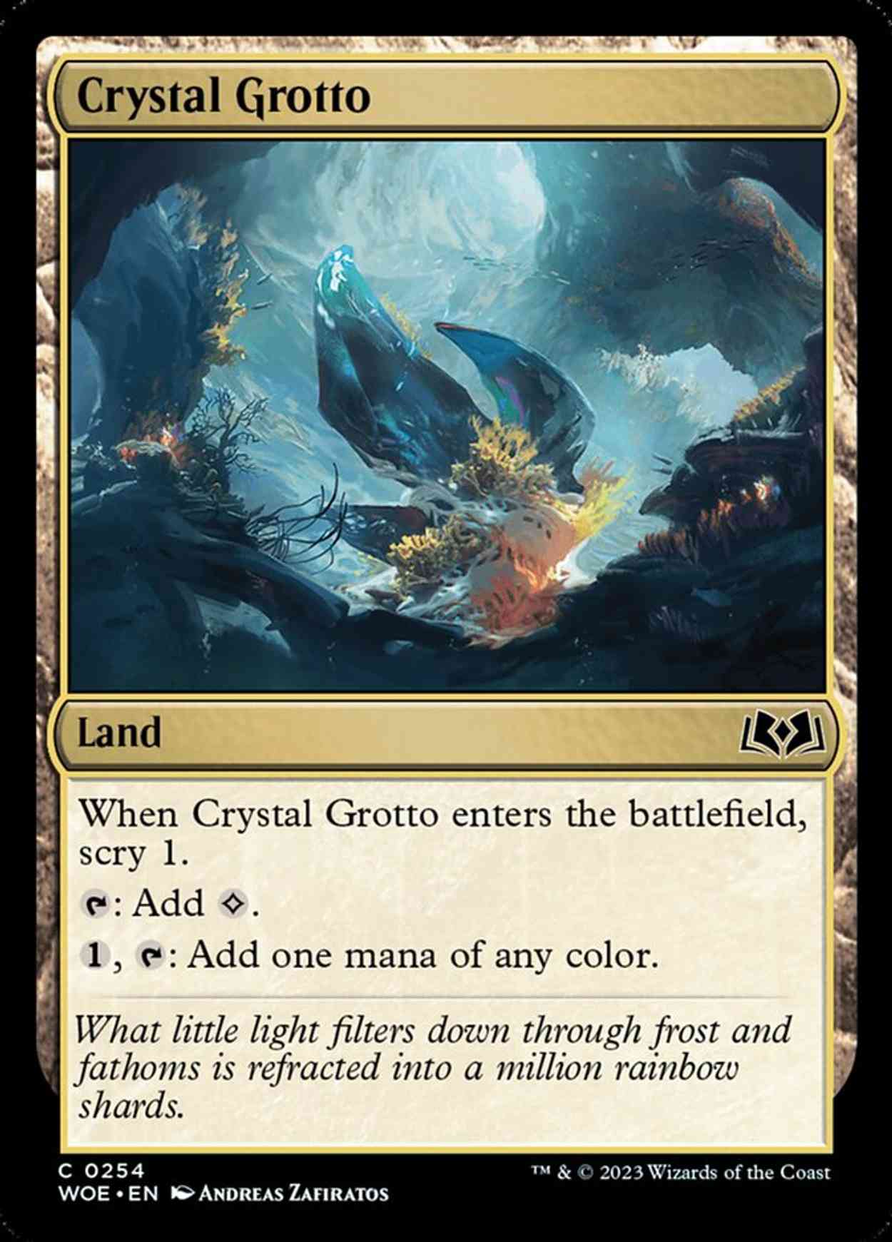 Crystal Grotto magic card front