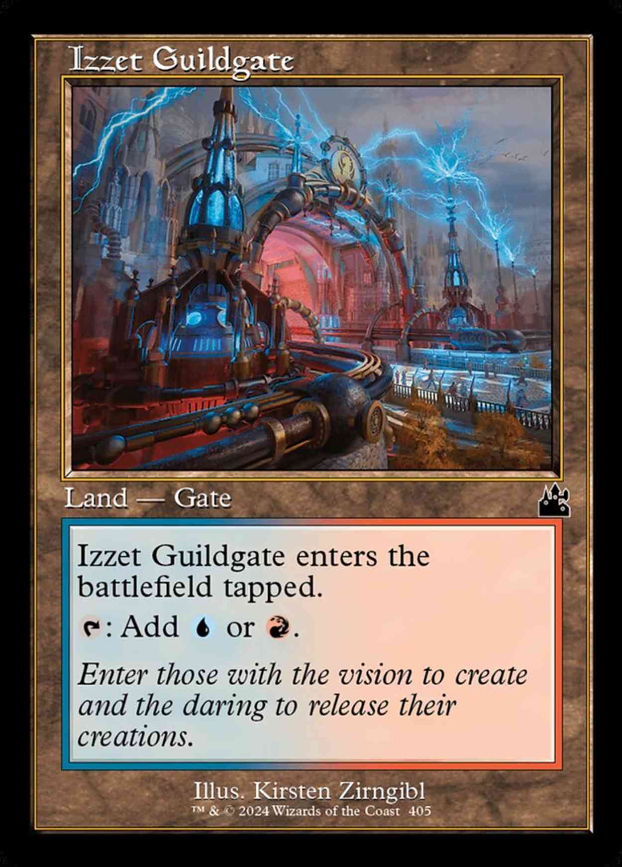 Izzet Guildgate (Retro Frame) magic card front