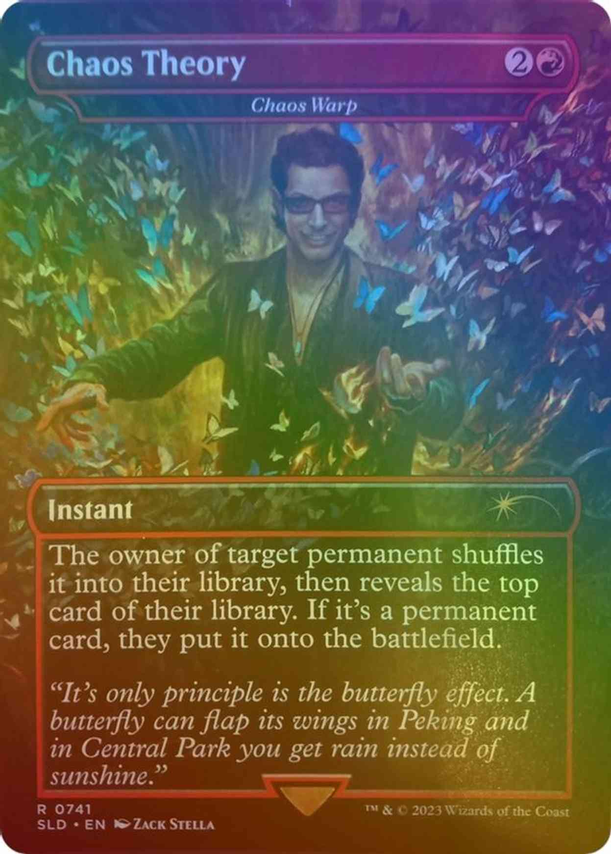 Chaos Theory - Chaos Warp (Rainbow Foil) magic card front