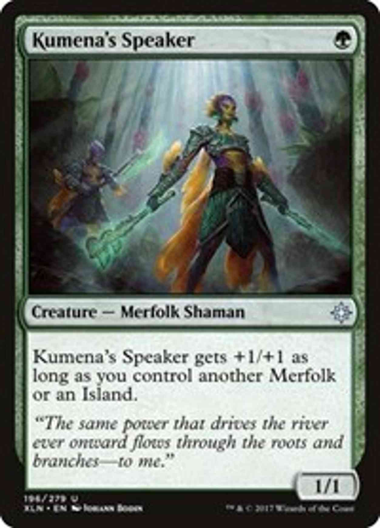 Kumena's Speaker magic card front