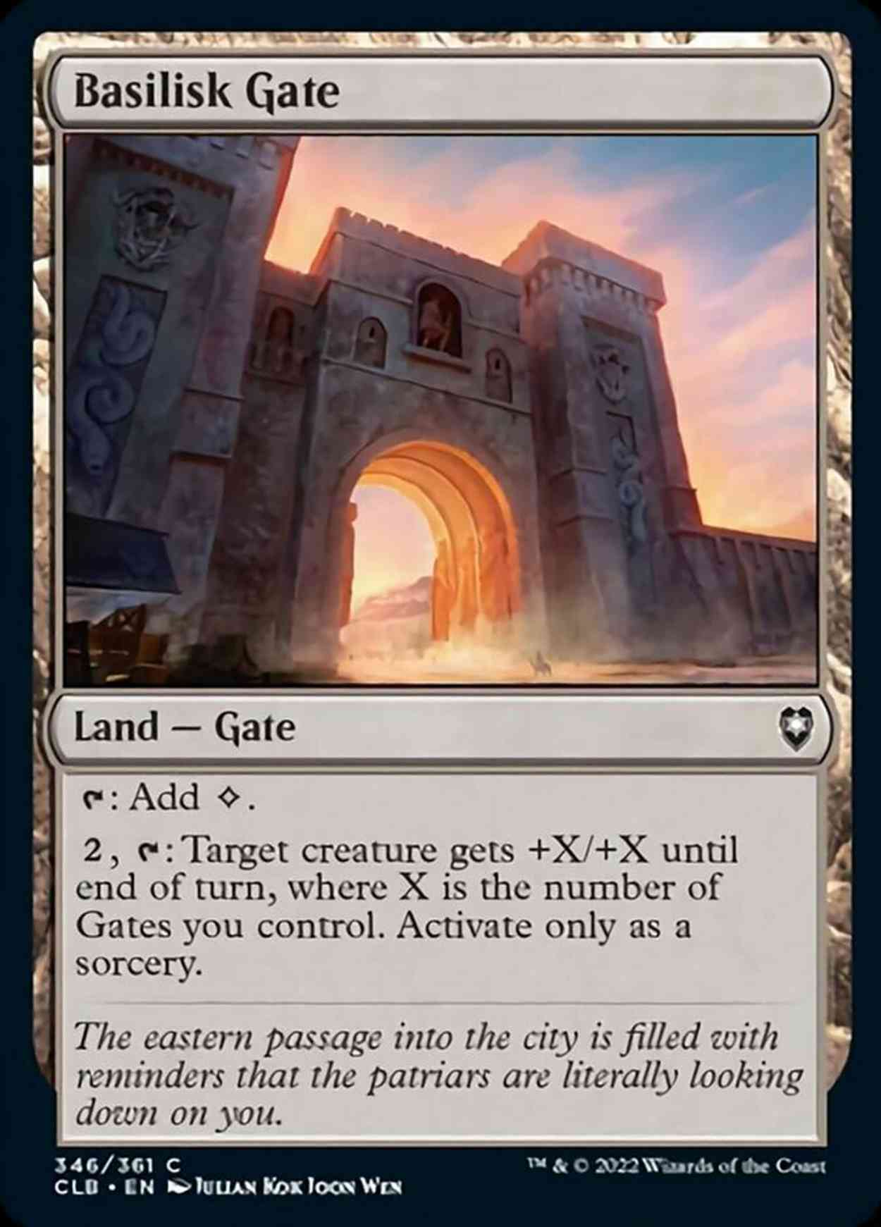 Basilisk Gate magic card front
