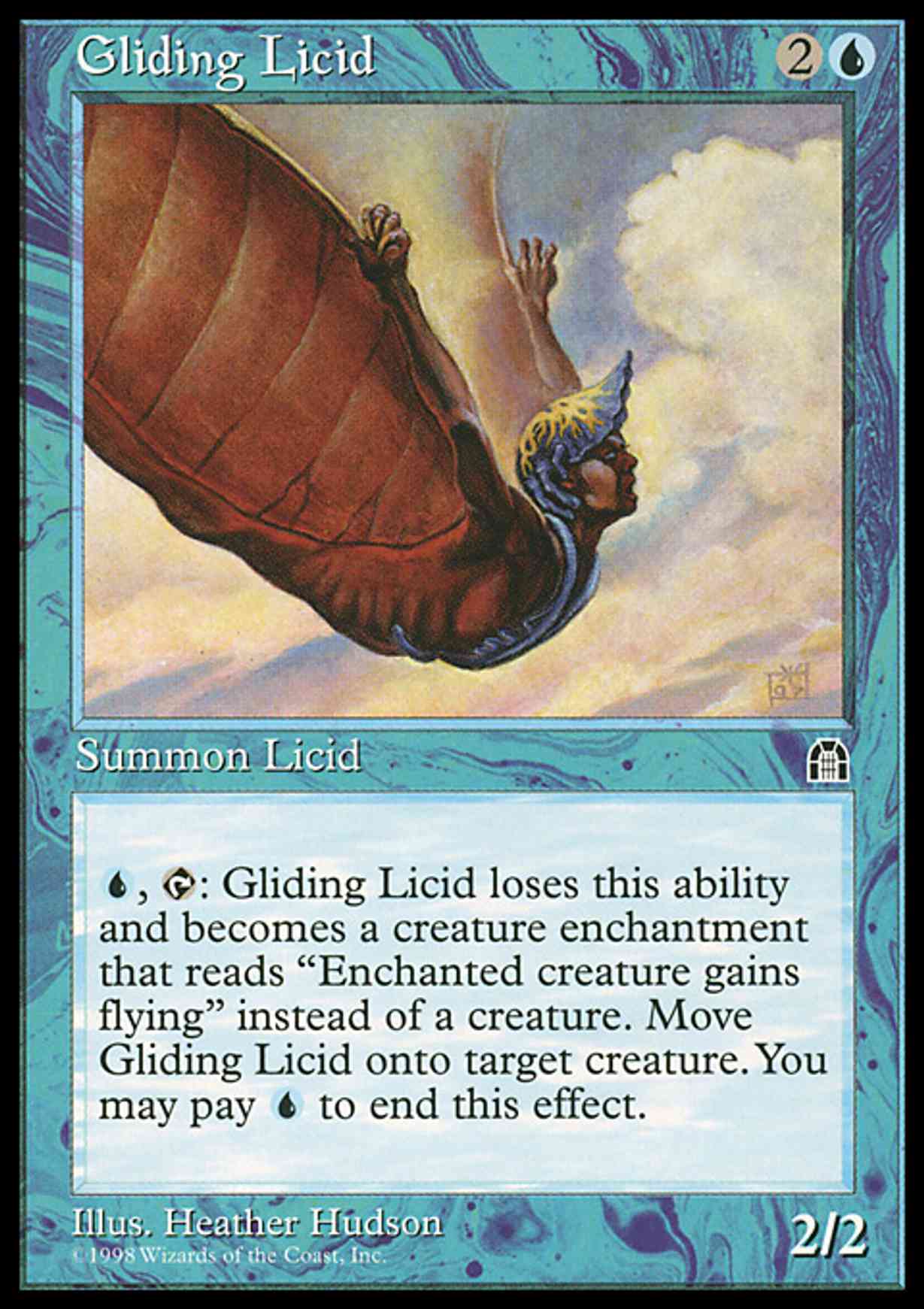 Gliding Licid magic card front