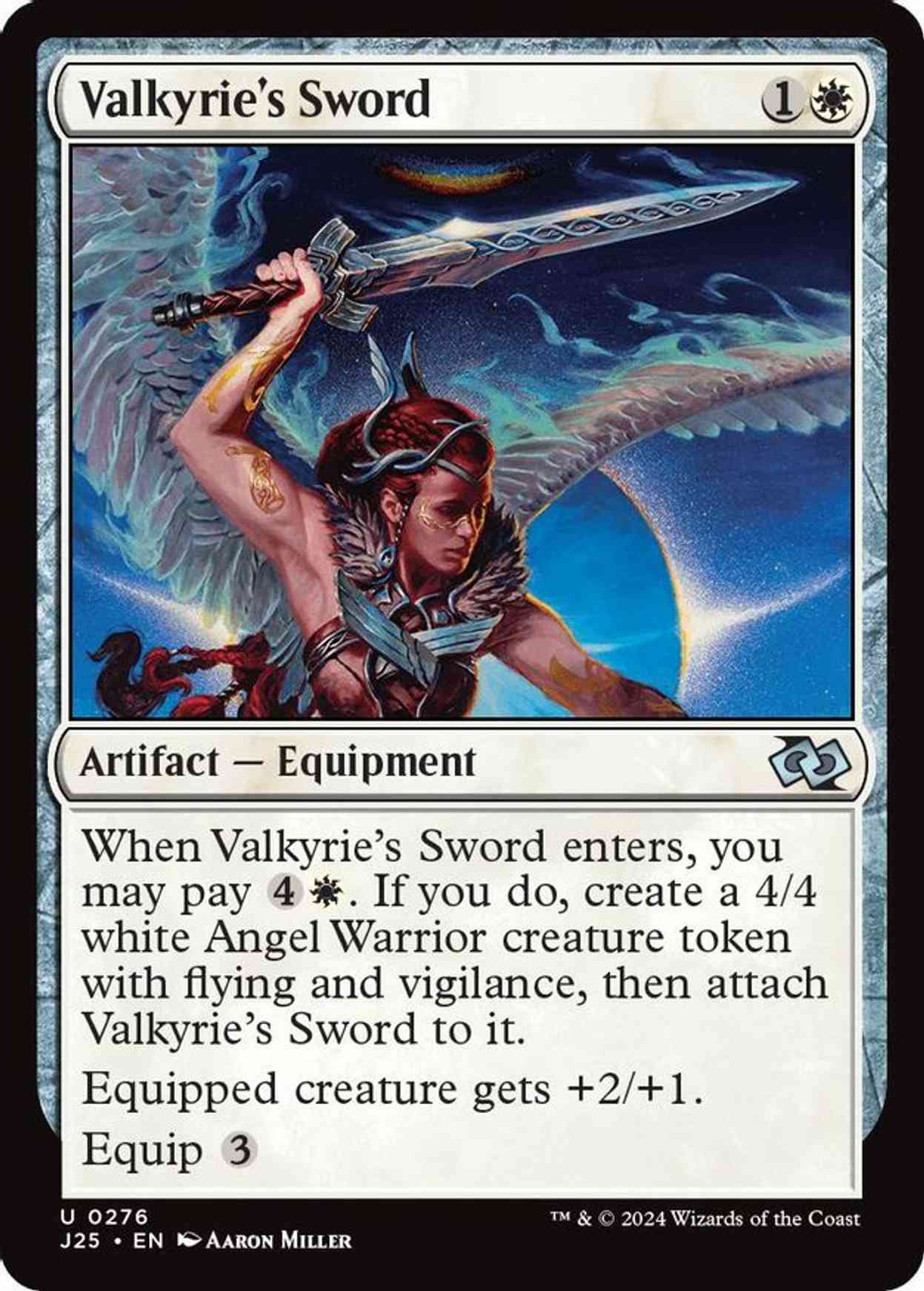 Valkyrie's Sword magic card front