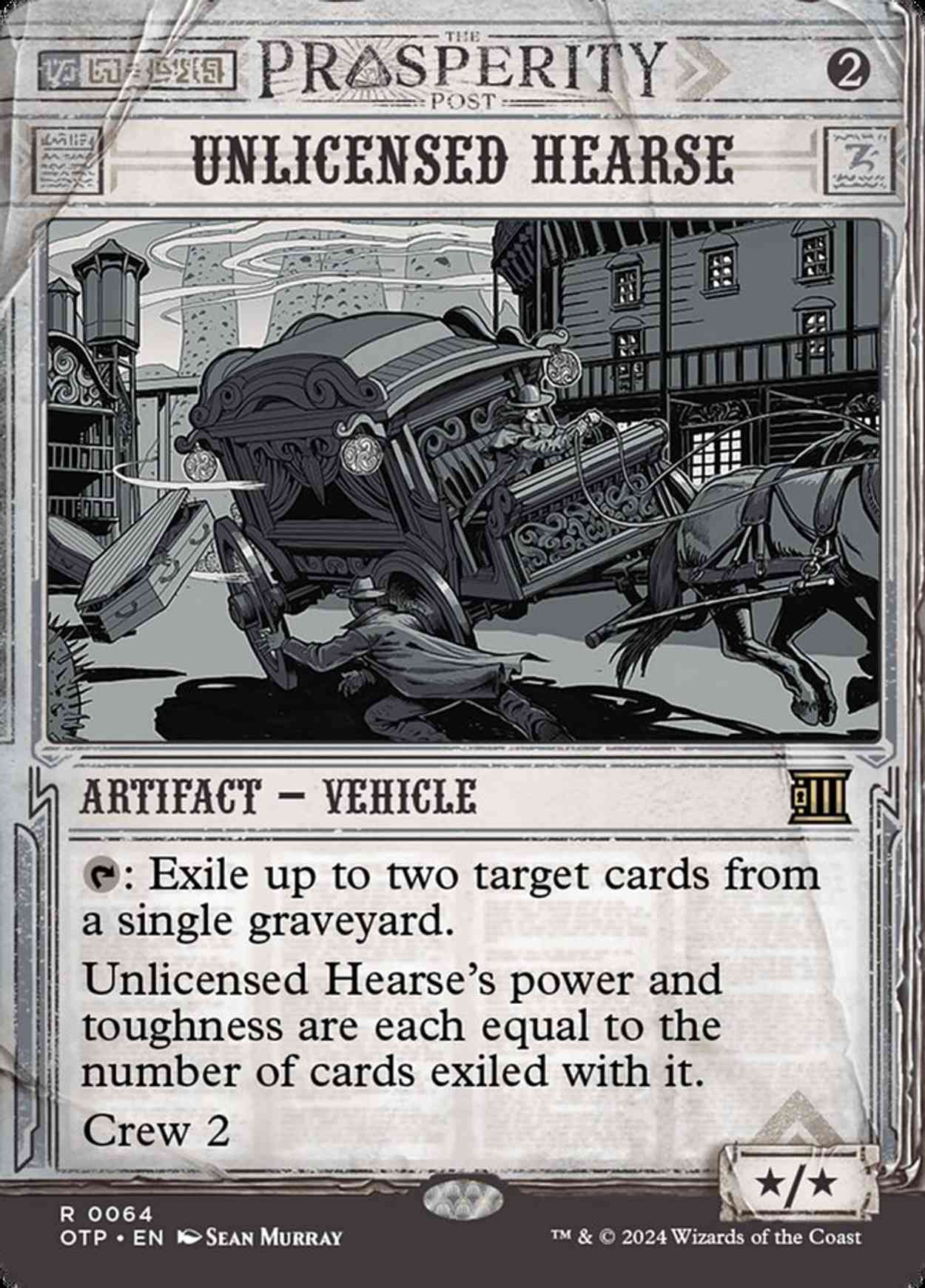 Unlicensed Hearse magic card front