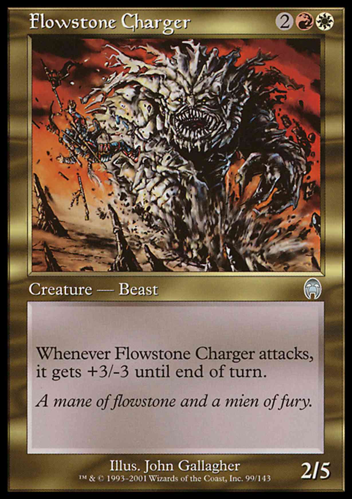 Flowstone Charger magic card front