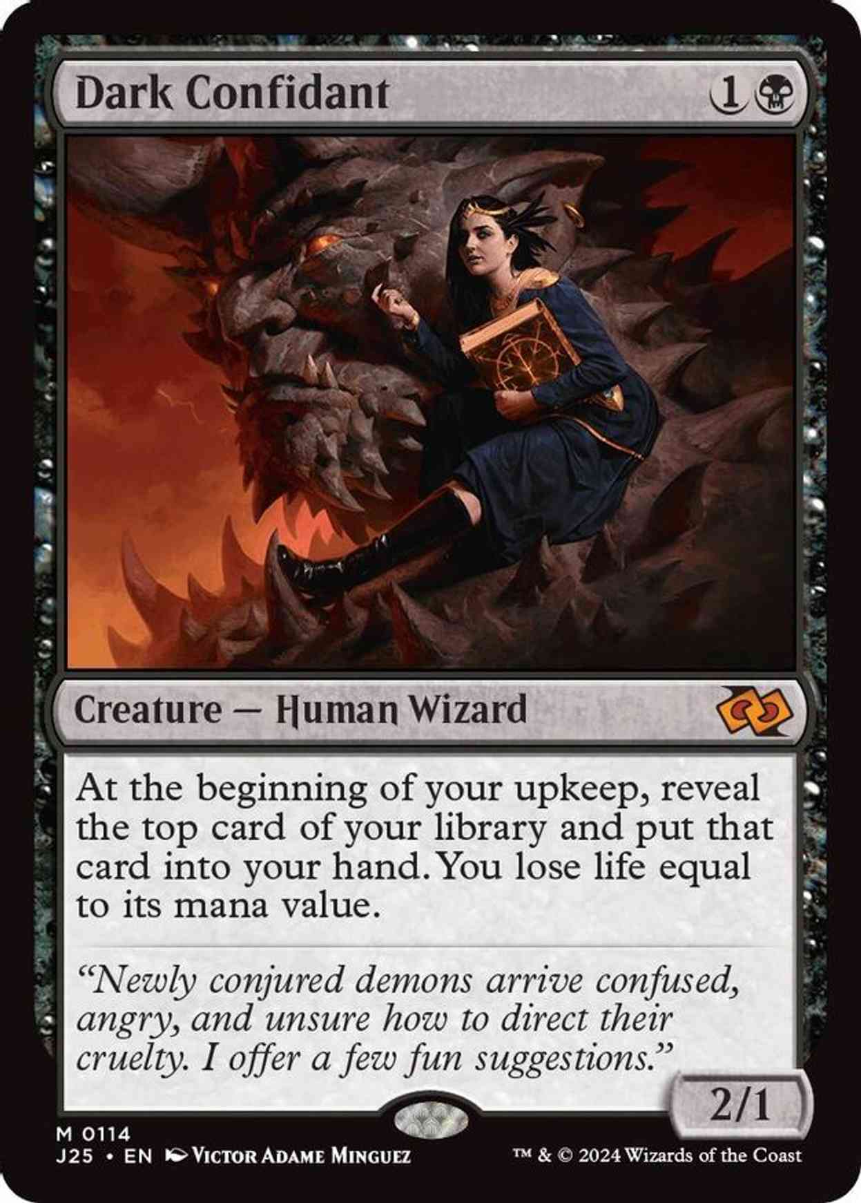 Dark Confidant magic card front