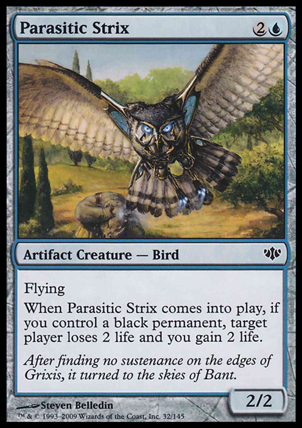 Parasitic Strix magic card front