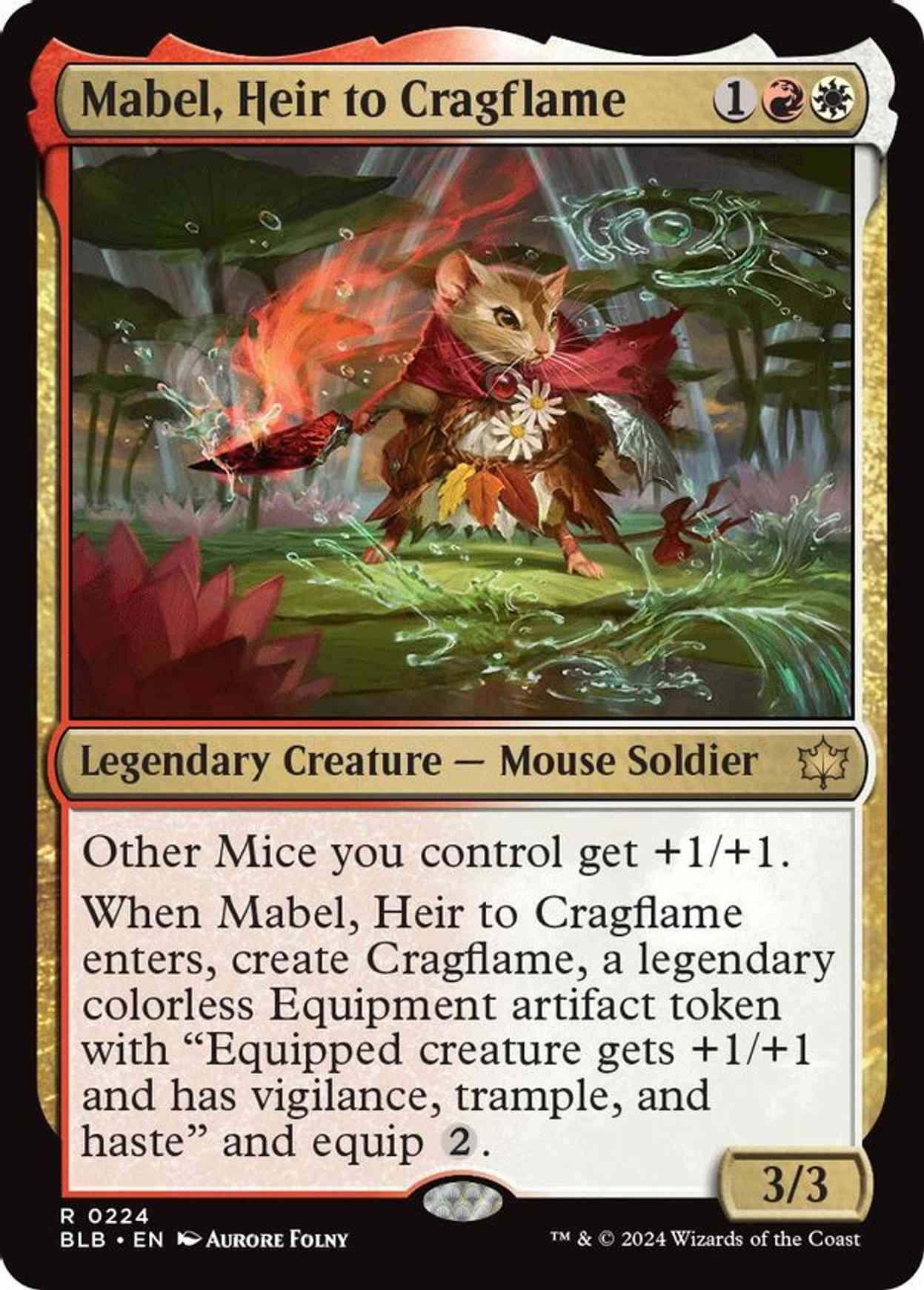 Mabel, Heir to Cragflame magic card front