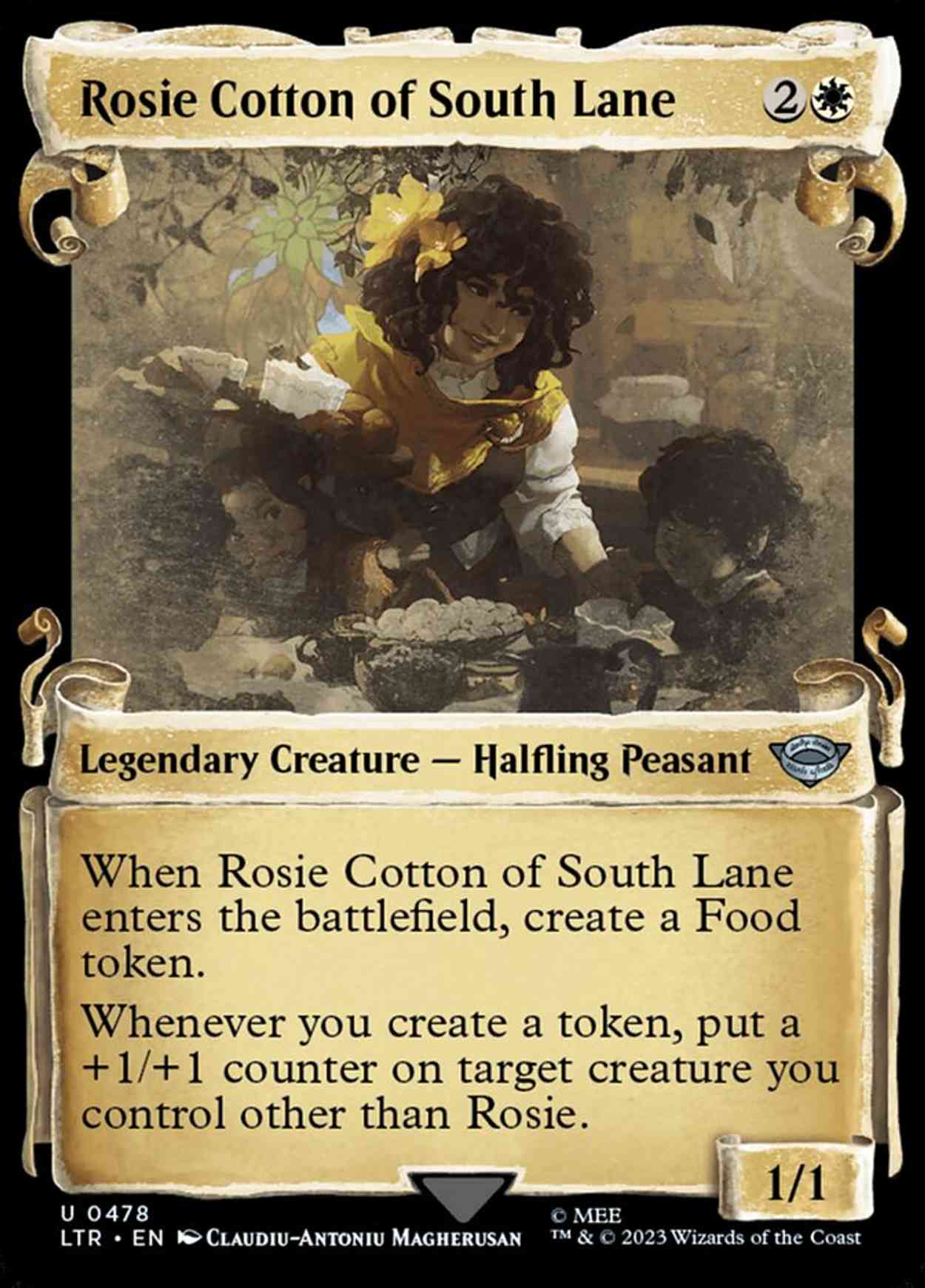 Rosie Cotton of South Lane (Showcase Scrolls) magic card front