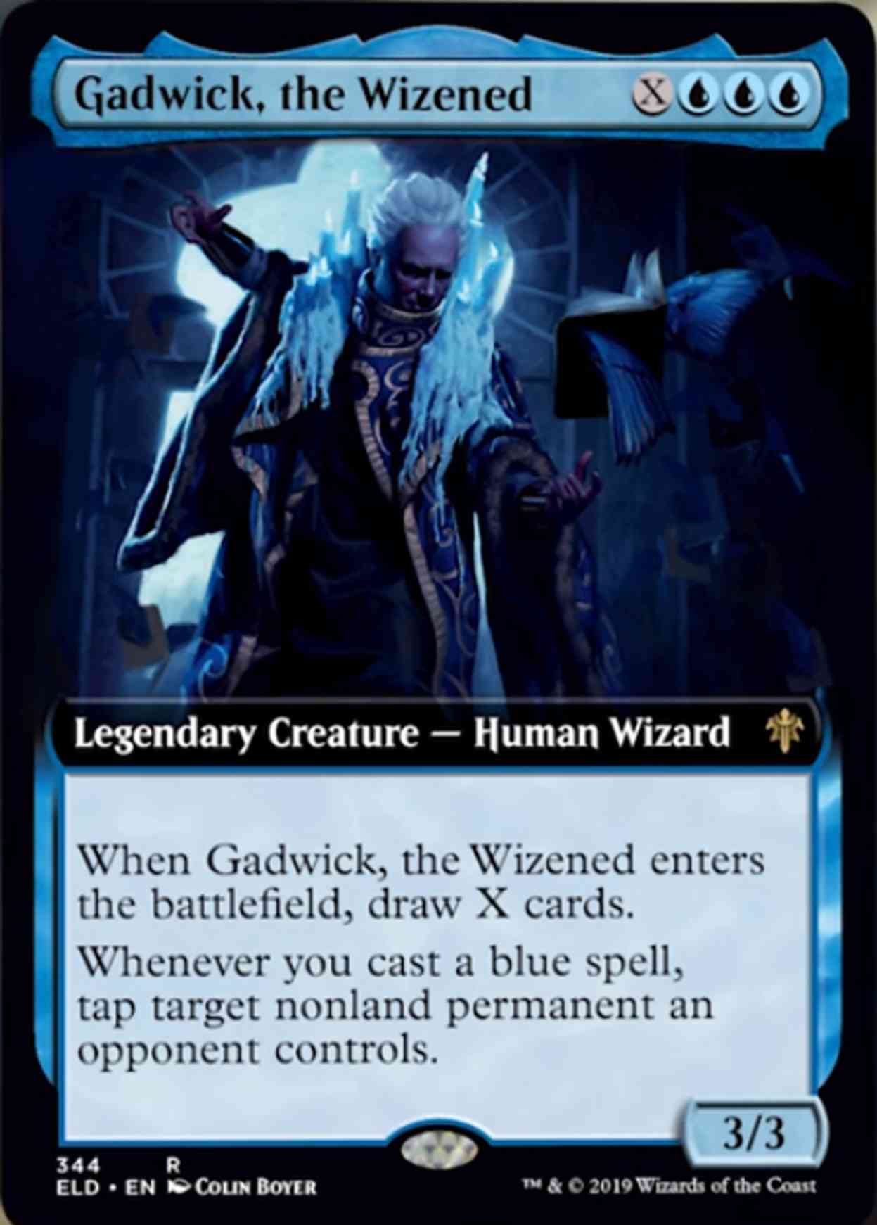 Gadwick, the Wizened (Extended Art) magic card front