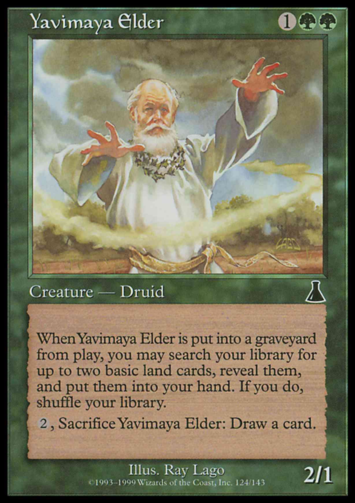 Yavimaya Elder magic card front