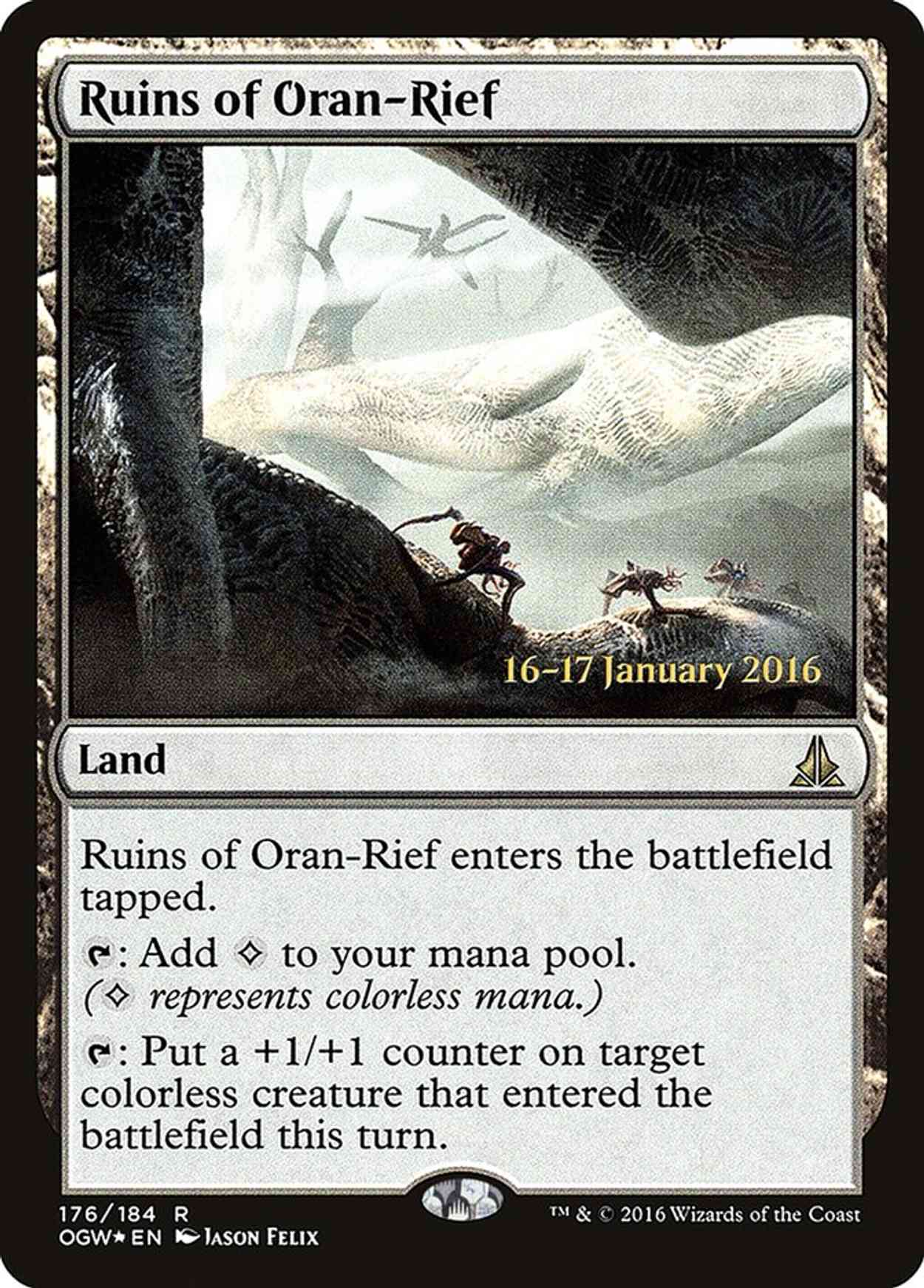 Ruins of Oran-Rief magic card front