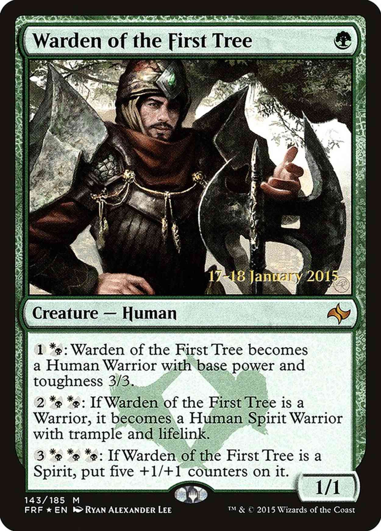 Warden of the First Tree magic card front