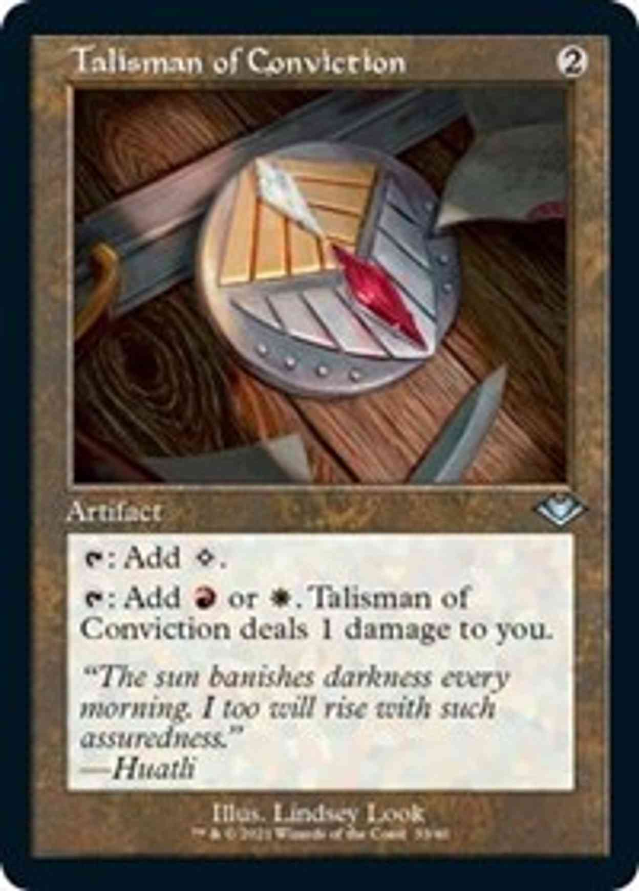 Talisman of Conviction (Retro Frame) magic card front