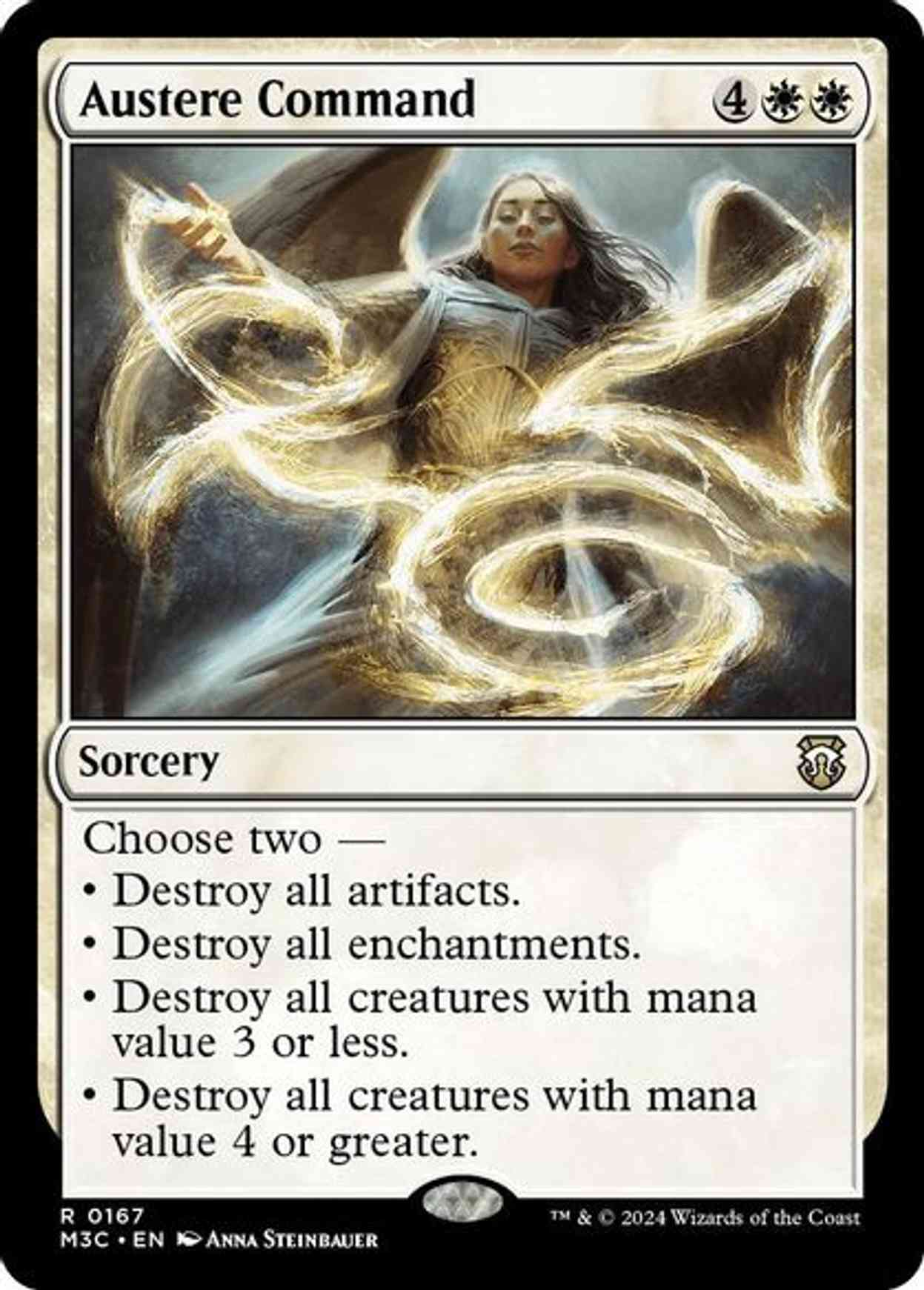 Austere Command (Ripple Foil) magic card front