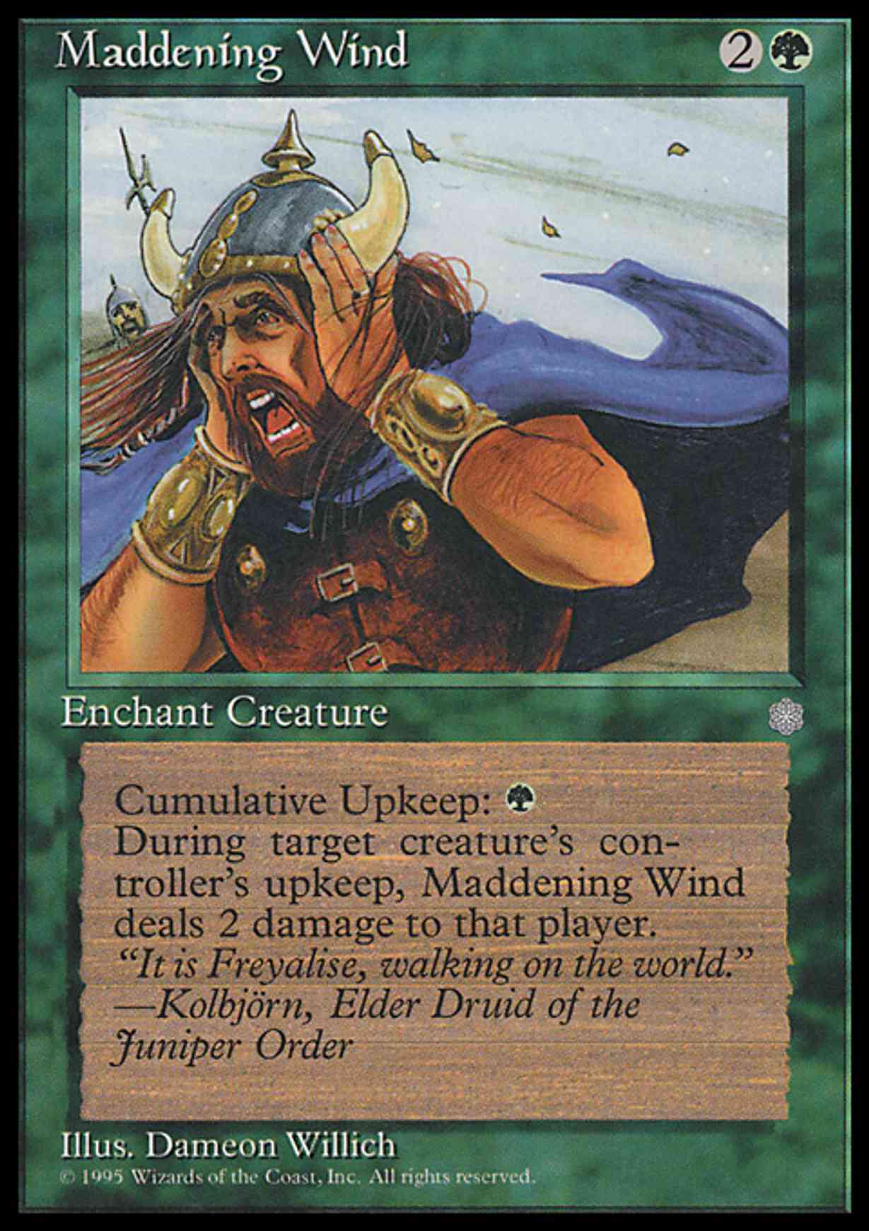 Maddening Wind magic card front
