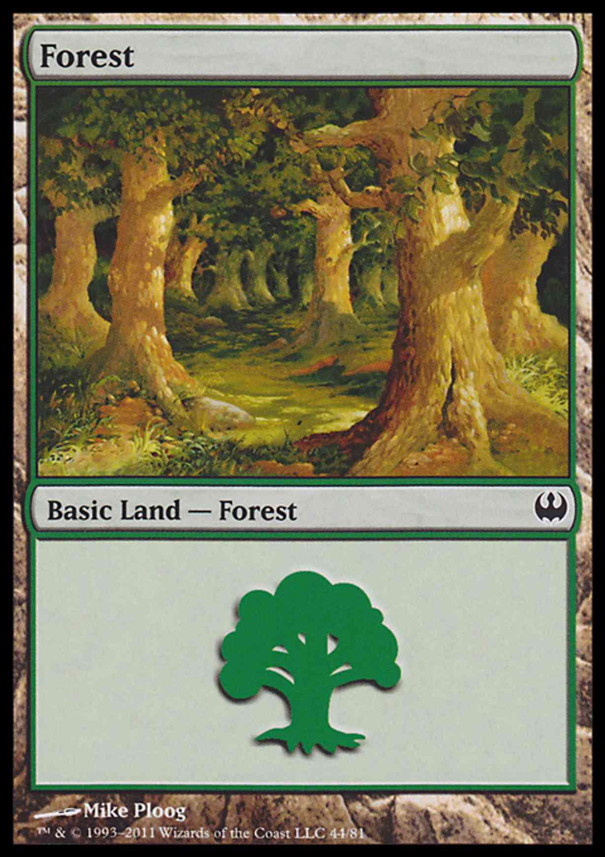 Forest (44)  magic card front