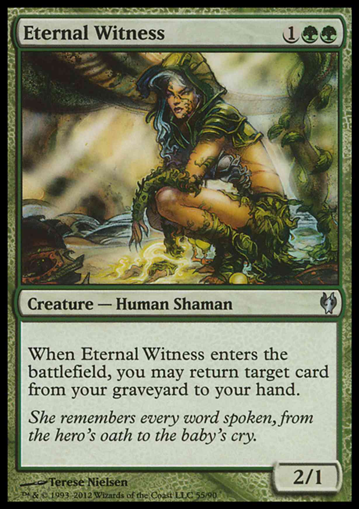 Eternal Witness magic card front