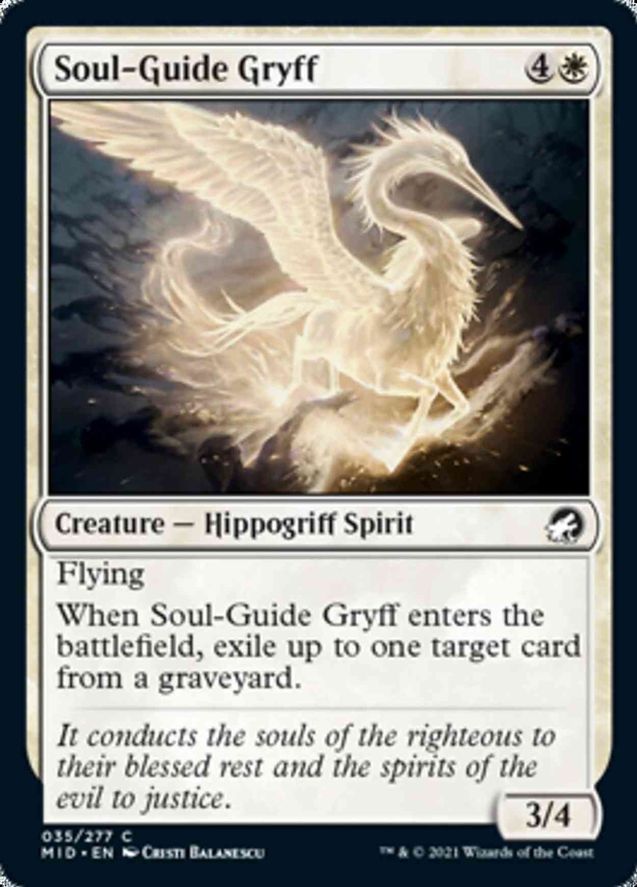 Soul-Guide Gryff magic card front
