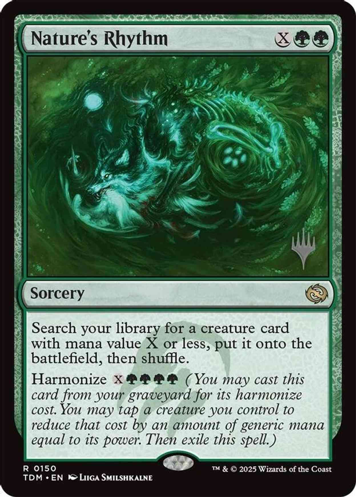 Nature's Rhythm magic card front