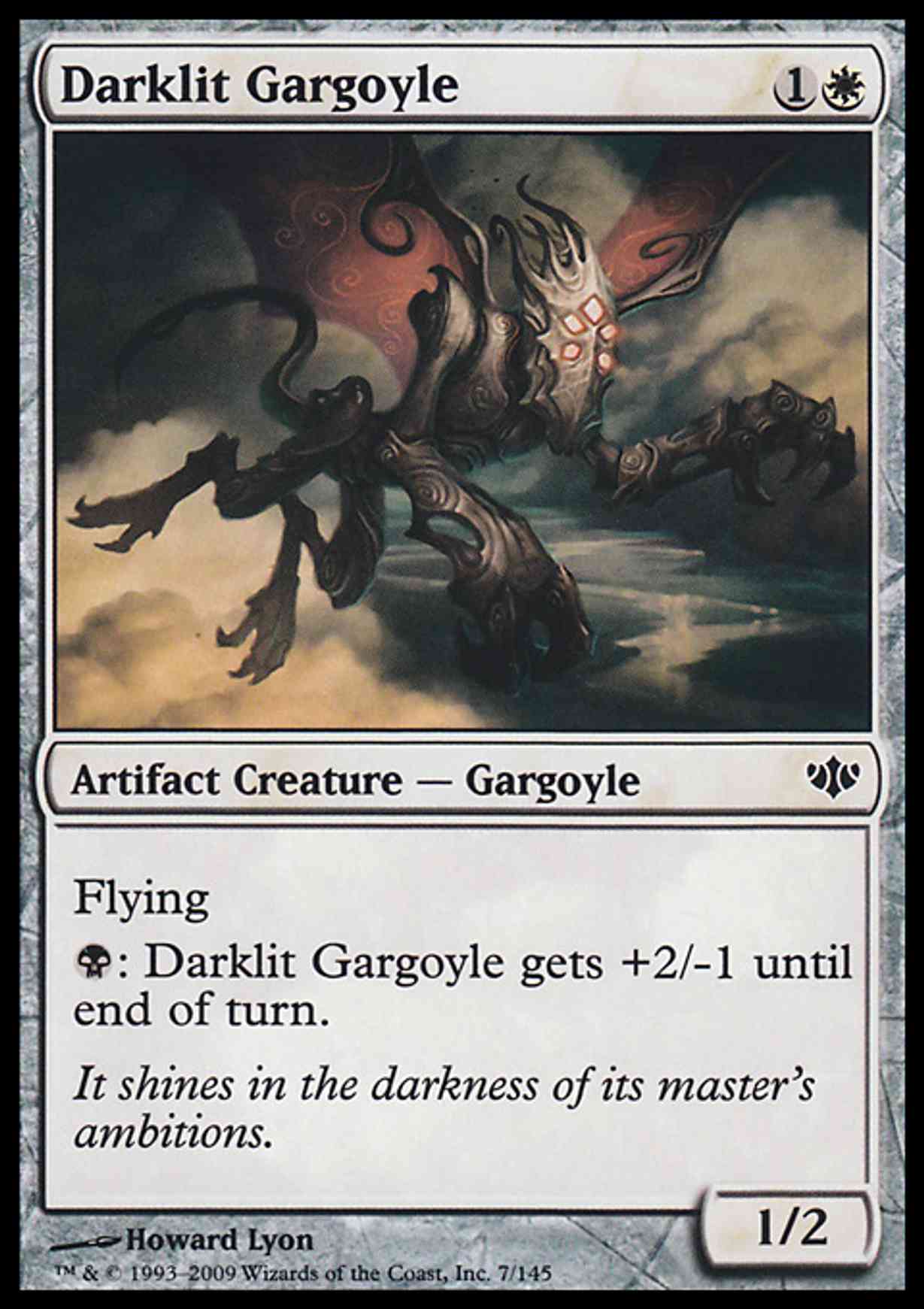 Darklit Gargoyle magic card front