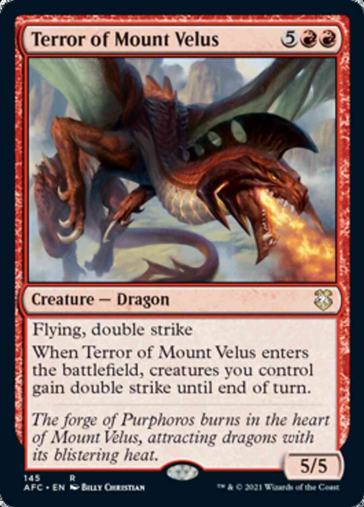 Terror of Mount Velus magic card front