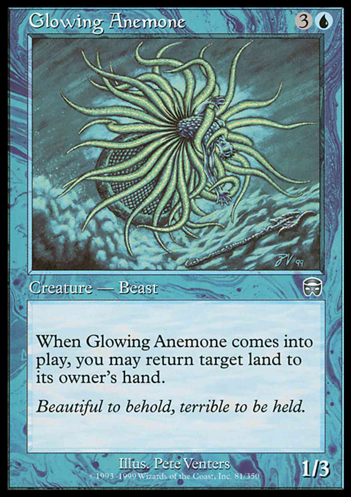 Glowing Anemone magic card front