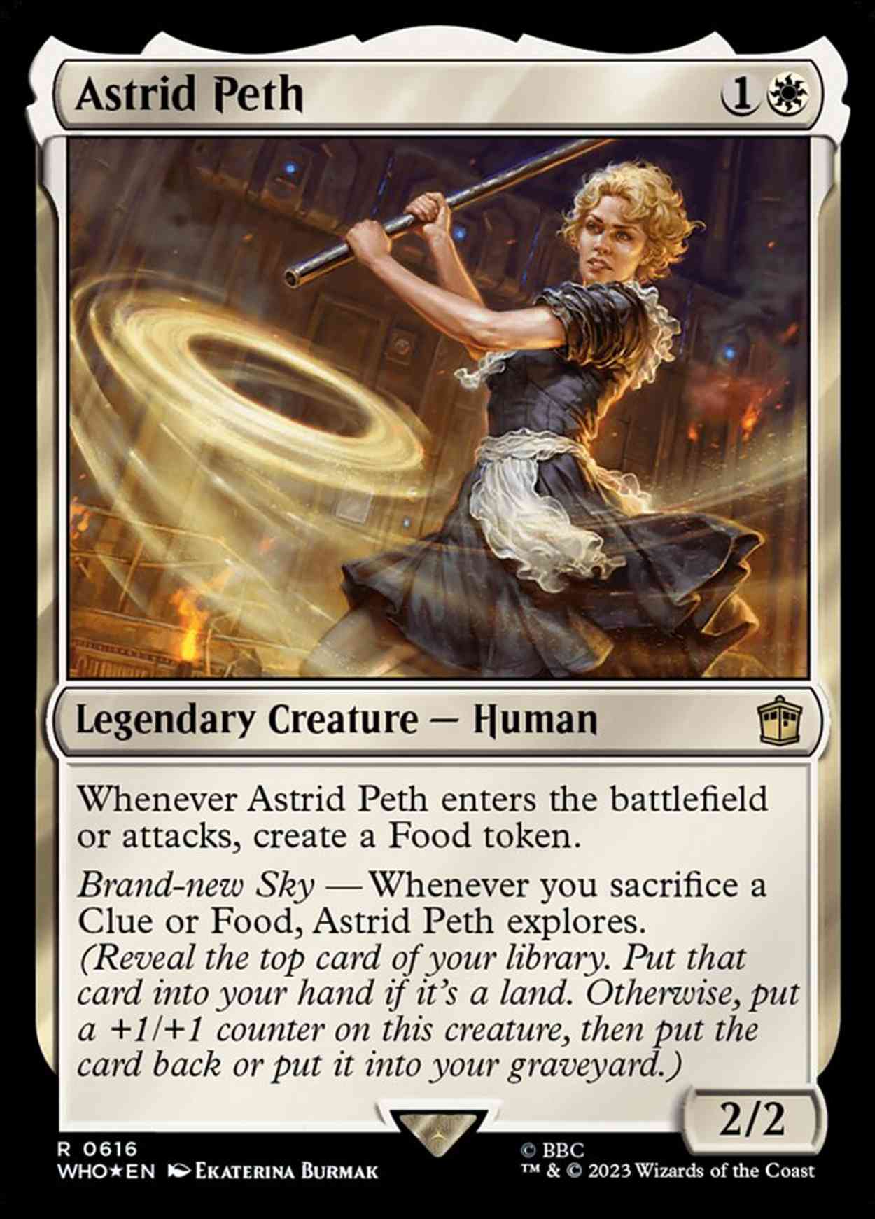 Astrid Peth (Surge Foil) magic card front