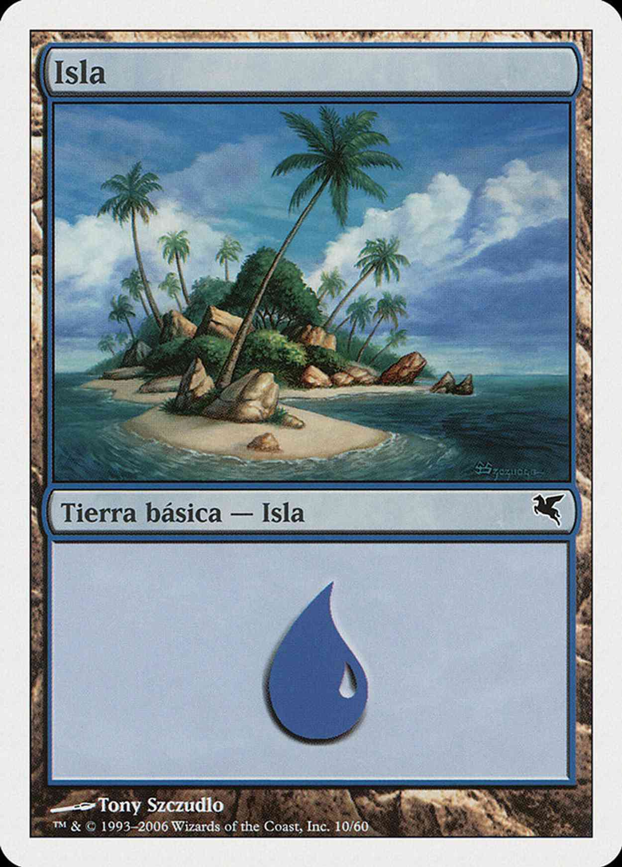 Island (Retro Frame) magic card front