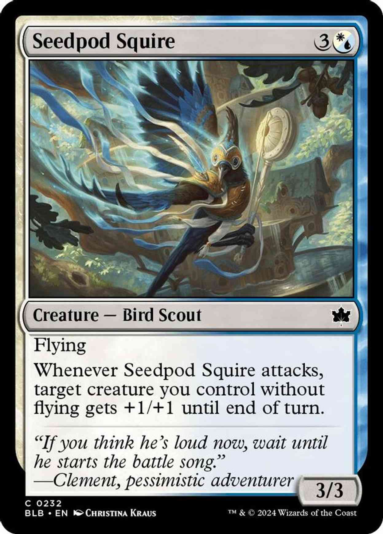 Seedpod Squire magic card front