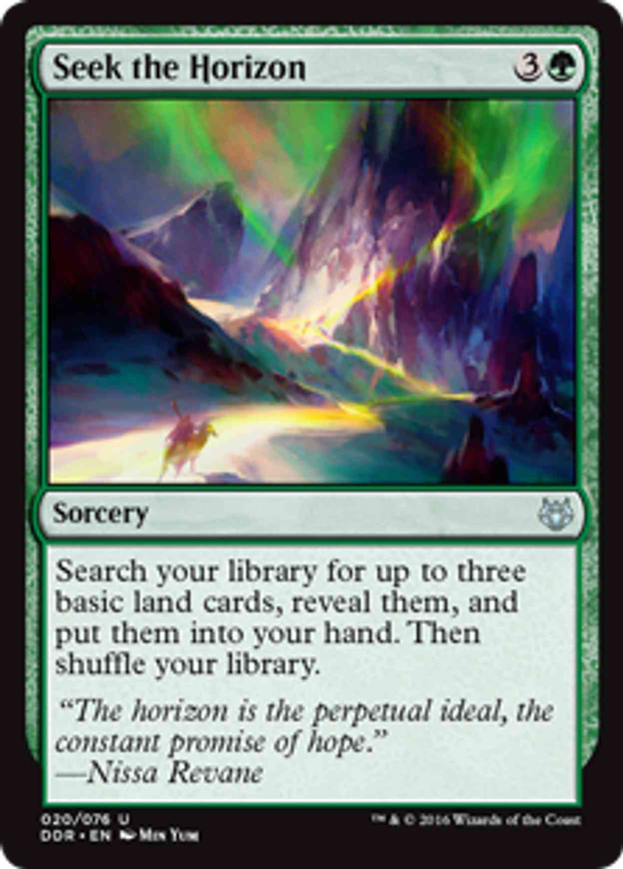 Seek the Horizon magic card front