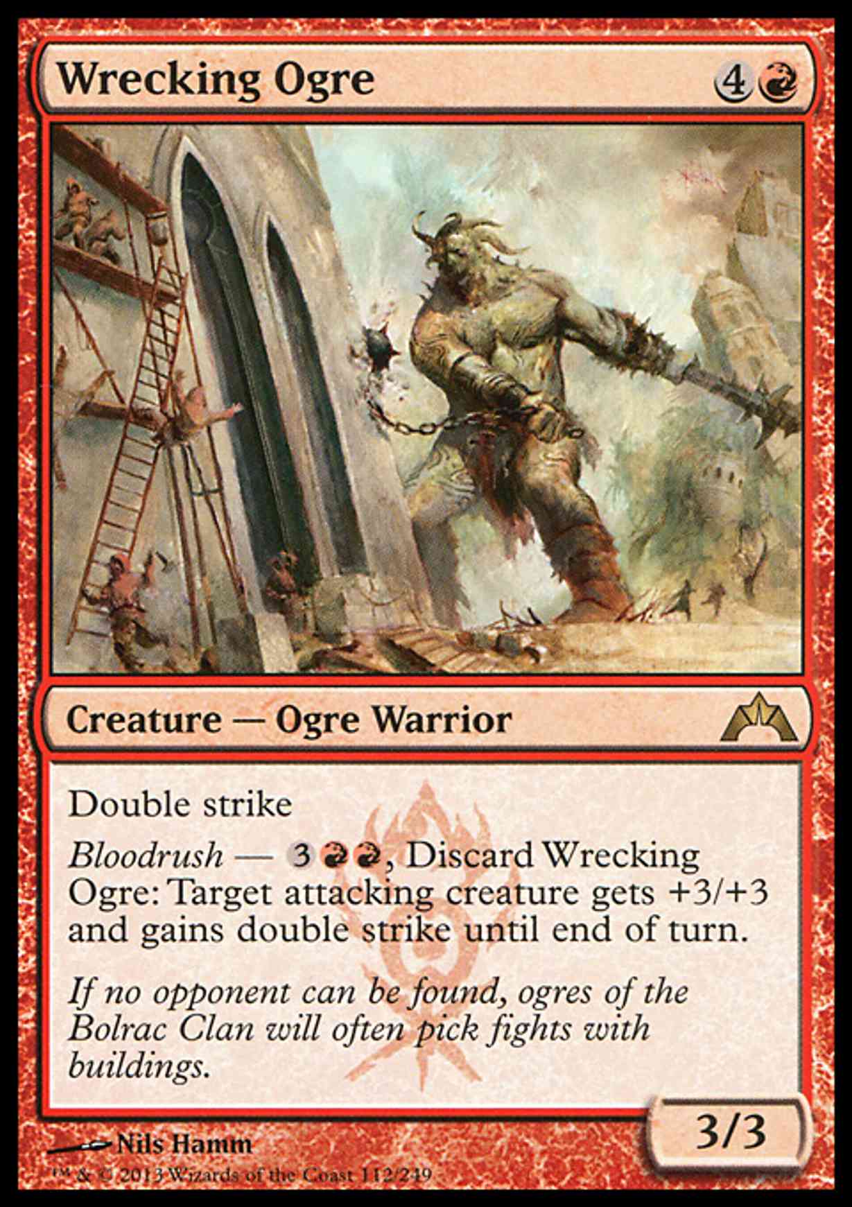 Wrecking Ogre magic card front