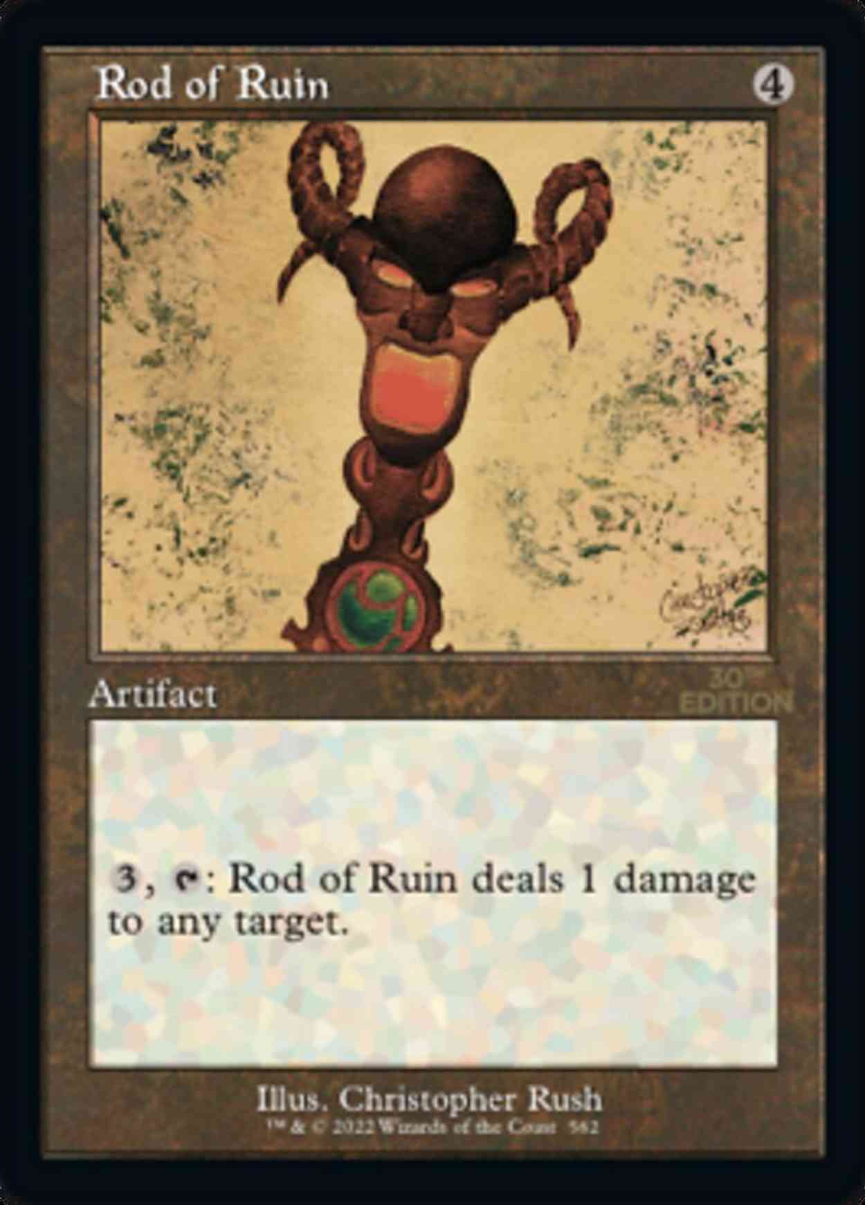 Rod of Ruin (Retro Frame) magic card front