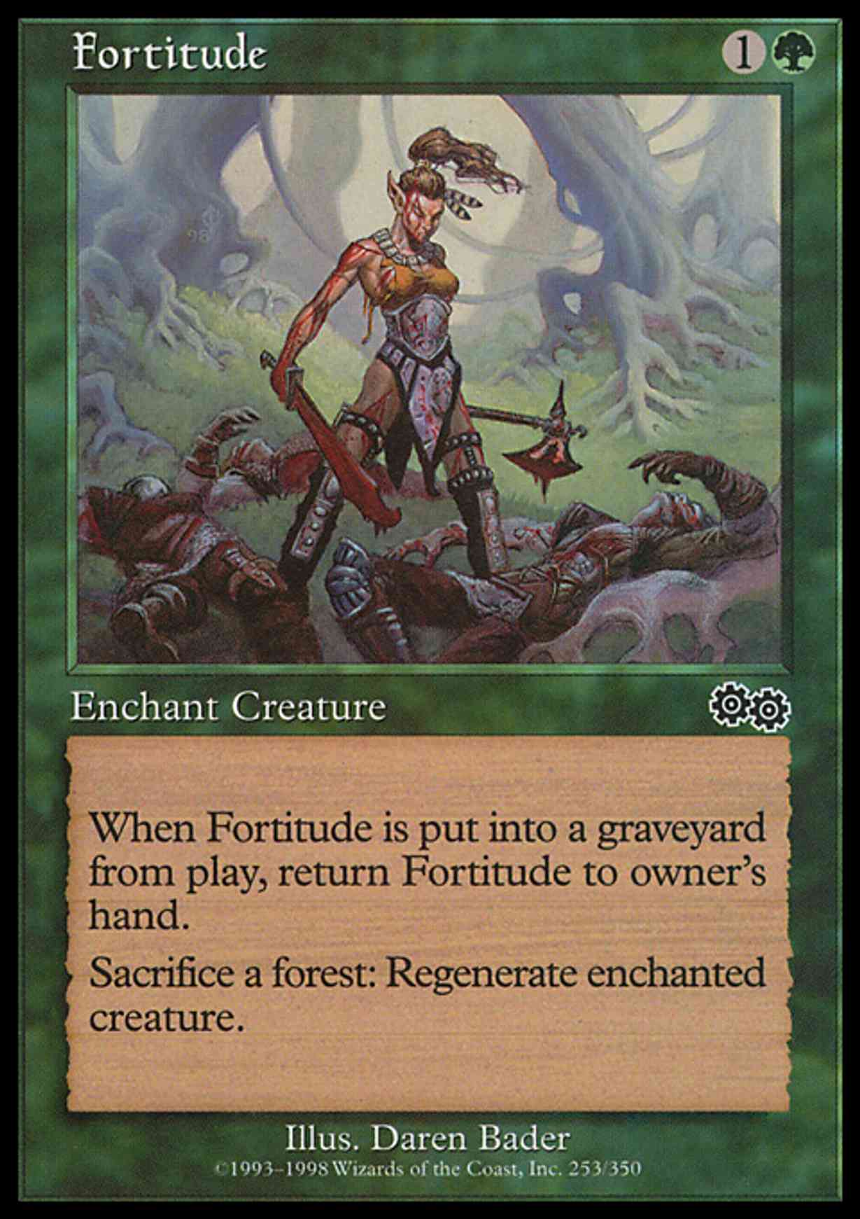 Fortitude magic card front
